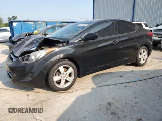 2013 Hyundai Elantra GLS with VIN 5NPDH4AE3DH373070, listed as a Copart auction lot 58657385 with 63,106 mi miles and Salvage title. Bid and sale history available at DreamBid. Image 1.