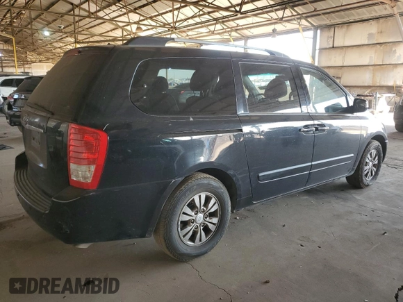 2012 Kia Sedona LX with VIN KNDMG4C76C6422370, listed as a Copart auction lot 75737224 with 282,233 mi miles and Clean Title. Bid and sale history available at carsss.com. Image 3.