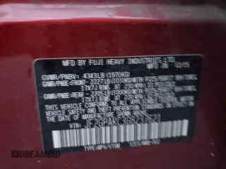 2016 Subaru Crosstrek Limited z VIN JF2GPAKC3G8237621, wystawiony jako Copart lot #82196254 z przebiegiem Nie podano mil oraz Szkoda całkowita • Salvage title. Historia ofert i sprzedaży dostępna na DreamBid. Obrazek 13.