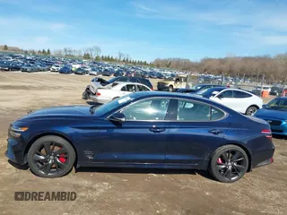 2023 Genesis G70 3.3T with VIN KMTG54TE7PU124124, listed as a IAAI auction lot 41755337 with 15,120 mi miles and . Bid and sale history available at DreamBid. Image 14.