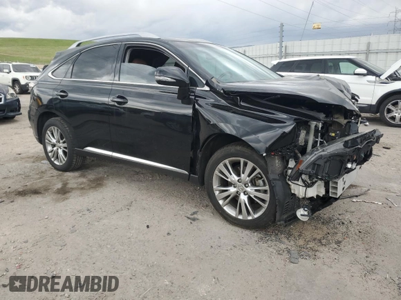 2014 Lexus RX 350 with VIN 2T2BK1BA9EC247914, listed as a Copart auction lot 57070415 with 58,343 mi miles and Non repairable. Bid and sale history available at DreamBid. Image 4.