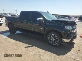 2022 Chevrolet Silverado 1500 LT with VIN 2GCPACED0N1505623, listed as a Copart auction lot 47009305 with 48,485 mi miles and Salvage Title. Bid and sale history available at carsss.com. Image 4.