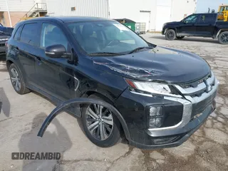 2022 Mitsubishi Outlander Sport ES with VIN JA4ARUAU0NU008029, listed as a IAAI auction lot 41857295 with 50,075 mi miles. Bid and sale history available at carsss.com. Image 1.