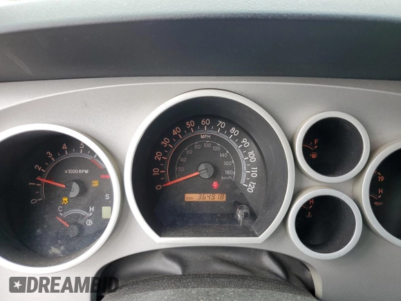 2007 Toyota Tundra SR5 with VIN 5TBDV54127S477080, listed as a Copart auction lot 58484525 with 364,918 mi miles and Salvage title. Bid and sale history available at DreamBid. Image 9.