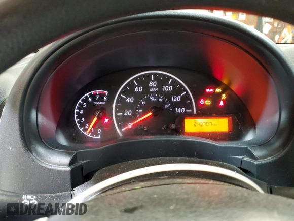 2015 Nissan Versa SV with VIN 3N1CN7AP4FL862333, listed as a Copart auction lot 52688375 with 213,707 mi miles and Salvage Title. Bid and sale history available at carsss.com. Image 9.