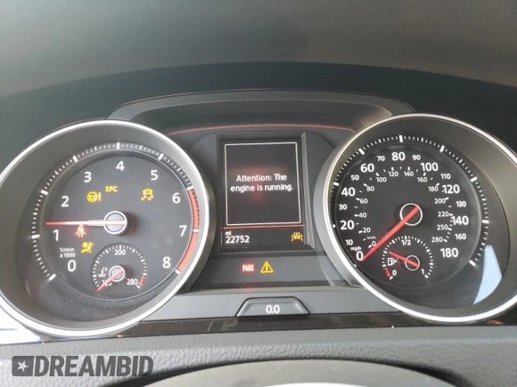 2019 Volkswagen Golf GTI S with VIN 3VW5T7AU4KM035354, listed as a Copart auction lot 66579763 with 22,752 mi miles. Bid and sale history available at carsss.com. Image 9.