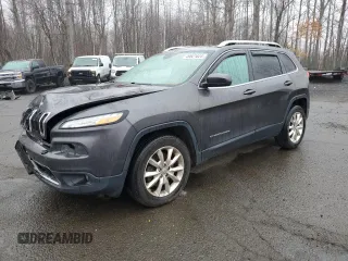 2015 Jeep Cherokee Limited with VIN 1C4PJMDS4FW662698, listed as a Copart auction lot 49521825 with 161,998 mi miles and Salvage Title. Bid and sale history available at DreamBid. Image 1.