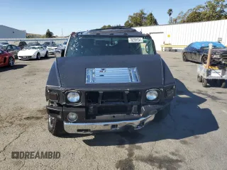 2003 Hummer H2 with VIN 5GRGN23U83H134284, listed as a Copart auction lot 70259154 with 0 mi miles and Salvage Title. Bid and sale history available at carsss.com. Image 5.