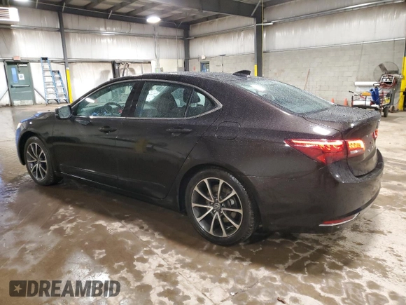 2015 Acura TLX V6 Tech with VIN 19UUB3F5XFA003332, listed as a Copart auction lot 47840065 with 50,201 mi miles and Salvage Title. Bid and sale history available at carsss.com. Image 2.