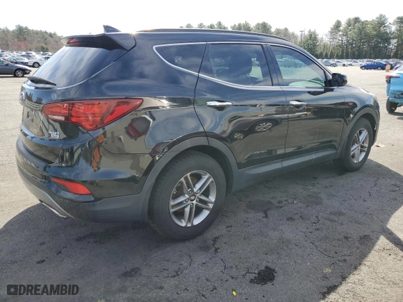 2017 Hyundai Santa Fe Sport 2.4L with VIN 5NMZUDLB9HH007976, listed as a Copart auction lot 53171395 with 93,085 mi miles and Clean Title. Bid and sale history available at carsss.com. Image 3.