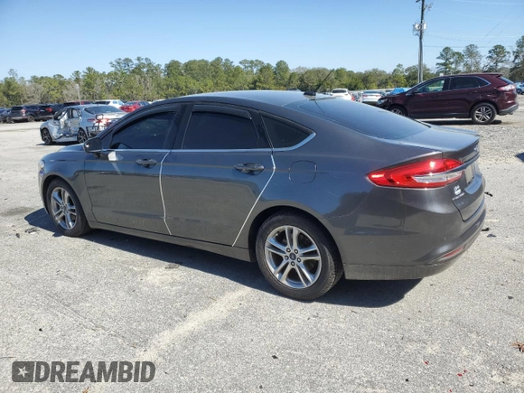 2018 Ford Fusion SE with VIN 3FA6P0HD1JR252599, listed as a Copart auction lot 45666525 with 61,405 mi miles and Salvage Title. Bid and sale history available at DreamBid. Image 2.