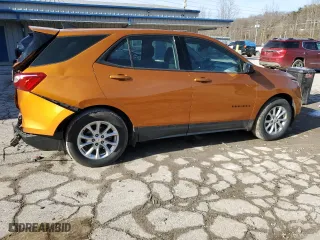 2019 Chevrolet Equinox LS with VIN 2GNAXHEV8K6108774, listed as a Copart auction lot 46528695 with 76,128 mi miles and Salvage Title. Bid and sale history available at carsss.com. Image 3.