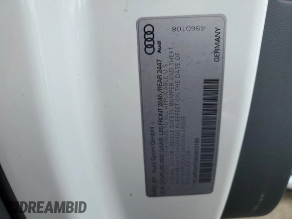 2019 Audi RS 5 z VIN WUAPWAF59KA903186, wystawiony jako Copart lot #42045505 z przebiegiem Nie podano mil oraz Szkoda całkowita • Salvage title. Historia ofert i sprzedaży dostępna na DreamBid. Obrazek 15.