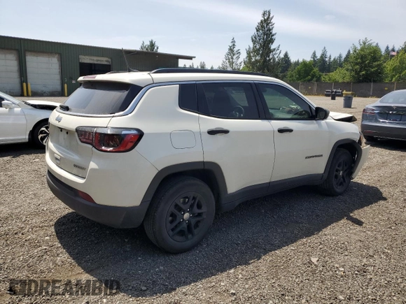 2020 Jeep Compass Sport with VIN 3C4NJCAB0LT170225, listed as a Copart auction lot 60367345 with 84,370 mi miles and Salvage title. Bid and sale history available at DreamBid. Image 3.