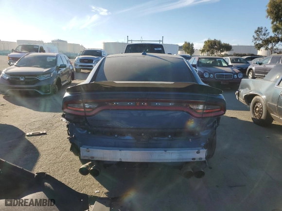 2021 Dodge Charger Scat Pack Widebody with VIN 2C3CDXGJ2MH518819, listed as a Copart auction lot 42106055 with 54,620 mi miles and Salvage Title. Bid and sale history available at carsss.com. Image 6.