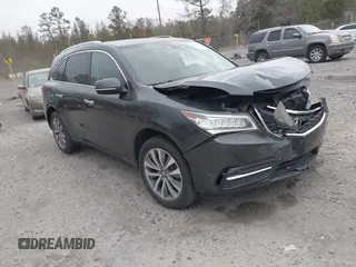 2016 Acura MDX w/Tech with VIN 5FRYD3H48GB005540, listed as a IAAI auction lot 41722697 with 74,793 mi miles. Bid and sale history available at carsss.com. Image 1.