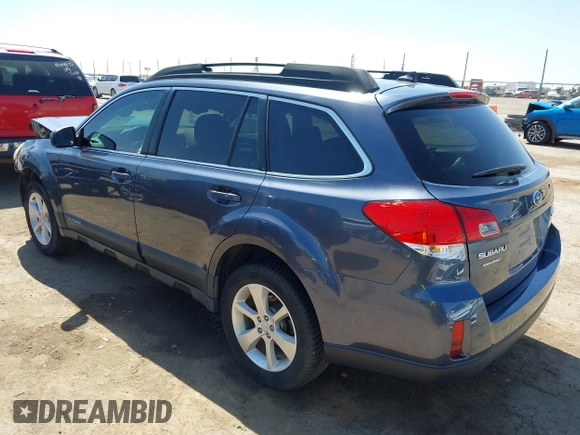 2014 Subaru Outback Premium with VIN 4S4BRCCC6E3233680, listed as a IAAI auction lot 41828411 with 129,796 mi miles and . Bid and sale history available at DreamBid. Image 3.