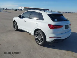 2022 Audi Q3 S line Premium with VIN WA1DECF39N1072980, listed as a IAAI auction lot 41407117 with 19,397 mi miles and . Bid and sale history available at DreamBid. Image 3.
