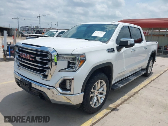 2019 GMC Sierra 1500 SLT z VIN 3GTU9DED4KG197425, wystawiony jako IAAI lot #42105713 z przebiegiem 103 061 mil mil oraz . Historia ofert i sprzedaży dostępna na DreamBid. Obrazek 2.