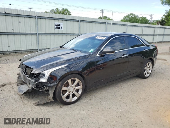 2016 Cadillac ATS Sedan Luxury Collection RWD with VIN 1G6AB5RX0G0121085, listed as a Copart auction lot 52340585 with 138,922 mi miles and Salvage Title. Bid and sale history available at carsss.com. Image 1.
