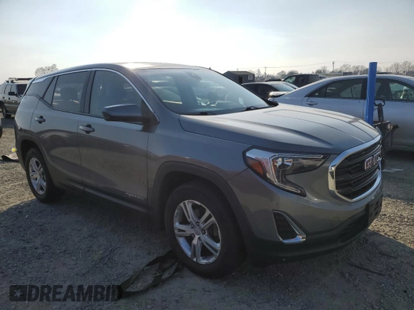 2020 GMC Terrain SLE with VIN 3GKALMEV7LL294905, listed as a Copart auction lot 43029265 with 47,843 mi miles and Salvage Title. Bid and sale history available at DreamBid. Image 4.