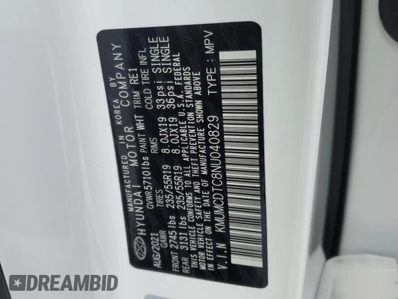 2022 Genesis GV70 Sport z VIN KMUMCDTC8NU040829, wystawiony jako Copart lot #73976134 z przebiegiem Nie podano mil oraz Nie do naprawy • Non repairable. Historia ofert i sprzedaży dostępna na DreamBid. Obrazek 13.