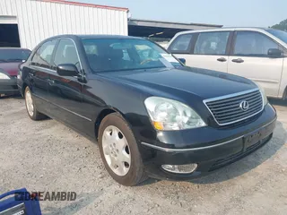 2003 Lexus LS 430 z VIN JTHBN30F530104857, wystawiony jako IAAI lot #42410515 z przebiegiem 224 329 mil mil oraz . Historia ofert i sprzedaży dostępna na DreamBid. Obrazek 1.