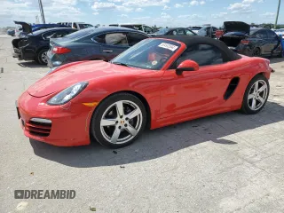 2014 Porsche Boxster with VIN WP0CA2A87ES121162, listed as a Copart auction lot 58493594 with 57,964 mi miles and Clean Title. Bid and sale history available at carsss.com. Image 1.