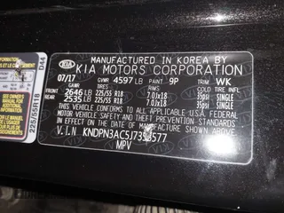 2018 Kia Sportage EX with VIN KNDPN3AC5J7353577, listed as a IAAI auction lot 42058456 with 156,783 mi miles and . Bid and sale history available at DreamBid. Image 9.