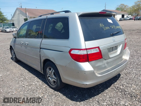 2005 Honda Odyssey EX-L with VIN 5FNRL38695B425315, listed as a IAAI auction lot 42175154 with Not provided miles and . Bid and sale history available at DreamBid. Image 3.