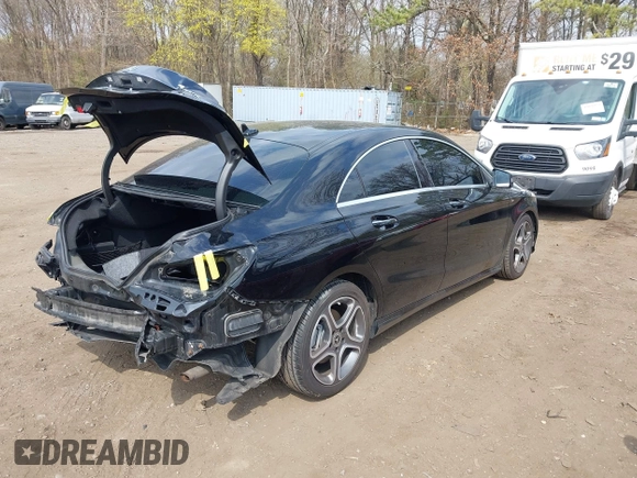 2018 Mercedes-Benz CLA 250 with VIN WDDSJ4GBXJN523461, listed as a IAAI auction lot 42052337 with 146,177 mi miles and . Bid and sale history available at DreamBid. Image 4.