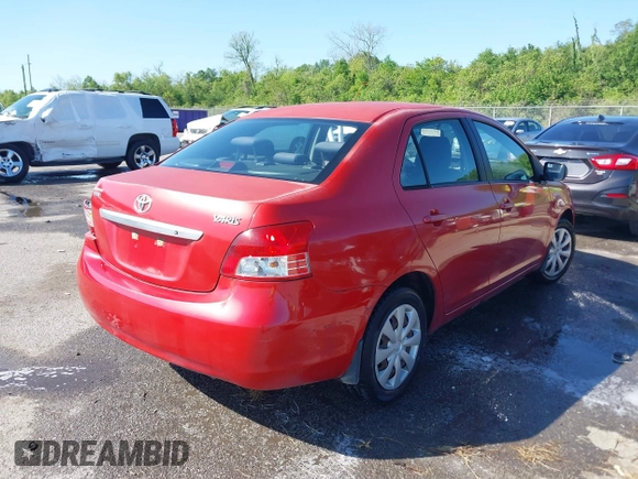 2008 Toyota Yaris with VIN JTDBT923381296472, listed as a IAAI auction lot 41966790 with 141,032 mi miles. Bid and sale history available at carsss.com. Image 4.