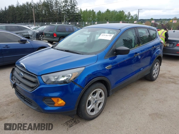 2018 Ford Escape S with VIN 1FMCU0F77JUB44916, listed as a IAAI auction lot 42136740 with 111,362 mi miles and . Bid and sale history available at carsss.com. Image 17.