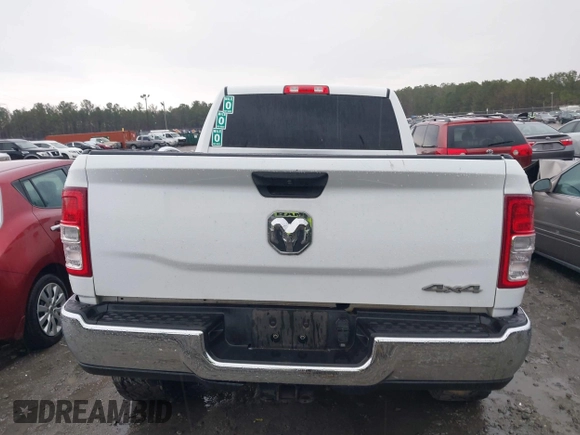 2020 Ram 2500 Tradesman with VIN 3C6UR5CL0LG280648, listed as a IAAI auction lot 41571573 with 90,543 mi miles. Bid and sale history available at carsss.com. Image 16.
