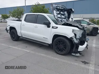 2021 GMC Sierra 1500 Elevation z VIN 3GTU9CETXMG375164, wystawiony jako IAAI lot #42368850 z przebiegiem 25 800 mil mil oraz . Historia ofert i sprzedaży dostępna na DreamBid. Obrazek 1.