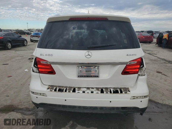 2015 Mercedes-Benz GL-Class GL 450 with VIN 4JGDF6EE7FA505605, listed as a Copart auction lot 40427554 with 112,007 mi miles. Bid and sale history available at carsss.com. Image 6.