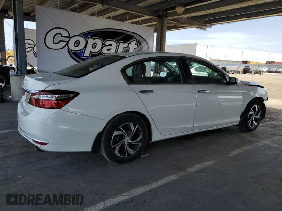 2017 Honda Accord Sedan LX with VIN 1HGCR2F39HA101481, listed as a Copart auction lot 54225095 with 94,519 mi miles and Salvage Title. Bid and sale history available at carsss.com. Image 3.