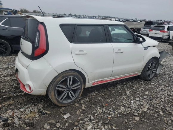 2014 Kia Soul + with VIN KNDJP3A57E7015959, listed as a Copart auction lot 79122434 with 0 mi miles and Salvage Title. Bid and sale history available at carsss.com. Image 3.