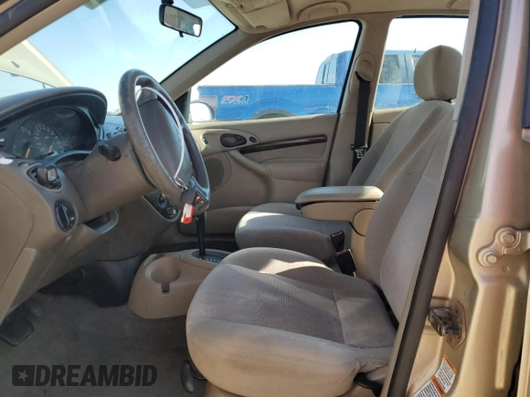 2001 Ford Focus ZTS with VIN 1FAHP383X1W204498, listed as a Copart auction lot 87933995 with 82,555 mi miles and Salvage Title. Bid and sale history available at carsss.com. Image 7.