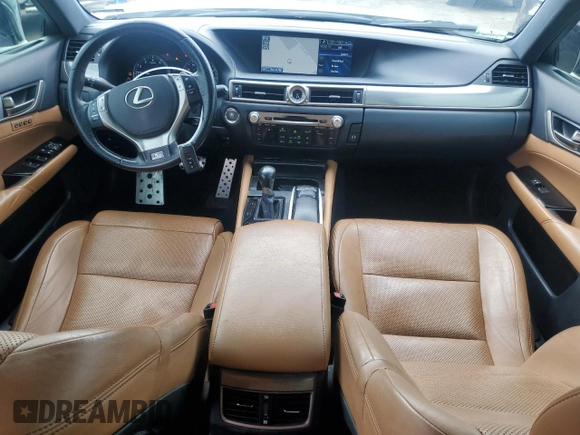 2014 Lexus GS 350 with VIN JTHCE1BL7E5026728, listed as a Copart auction lot 48444854 with 130,388 mi miles and Clean Title. Bid and sale history available at carsss.com. Image 8.