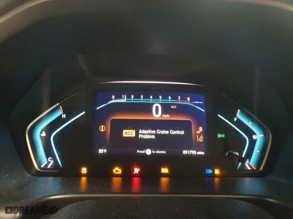 2019 Honda Odyssey EX-L with VIN 5FNRL6H71KB025318, listed as a Copart auction lot 49083245 with 91,790 mi miles and Salvage Title. Bid and sale history available at carsss.com. Image 9.