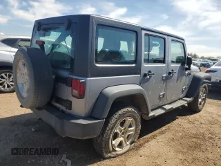 2016 Jeep Wrangler Unlimited Sport RHD with VIN 1C4BJWKG4GL318456, listed as a Copart auction lot 55808275 with 221,639 mi miles and Clean title. Bid and sale history available at DreamBid. Image 3.