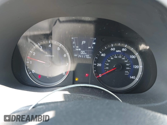 2013 Hyundai Accent GLS with VIN KMHCT4AEXDU433714, listed as a IAAI auction lot 41969028 with 141,170 mi miles and . Bid and sale history available at DreamBid. Image 7.