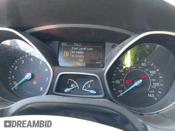 2018 Ford Focus SE with VIN 1FADP3FE6JL270910, listed as a IAAI auction lot 42130371 with 121,240 mi miles. Bid and sale history available at carsss.com. Image 7.
