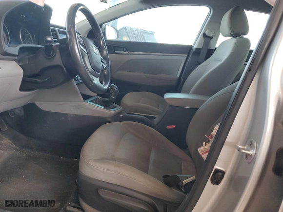 2017 Hyundai Elantra SE with VIN 5NPD84LFXHH110263, listed as a Copart auction lot 52234985 with 76,302 mi miles and Salvage Title. Bid and sale history available at carsss.com. Image 7.