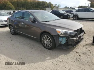 2014 Kia Cadenza Premium with VIN KNALN4D7XE5125317, listed as a Copart auction lot 78210314 with 121,594 mi miles and Salvage Title. Bid and sale history available at carsss.com. Image 4.