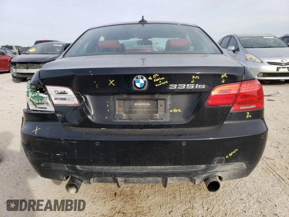 2011 BMW 3 Series 335is with VIN WBAKG1C50BE618357, listed as a Copart auction lot 39714394 with 78,921 mi miles and Salvage Title. Bid and sale history available at carsss.com. Image 6.