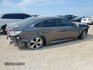 2019 Honda Accord Touring with VIN 1HGCV2F91KA003035, listed as a Copart auction lot 60393205 with 38,386 mi miles and Salvage title. Bid and sale history available at DreamBid. Image 3.