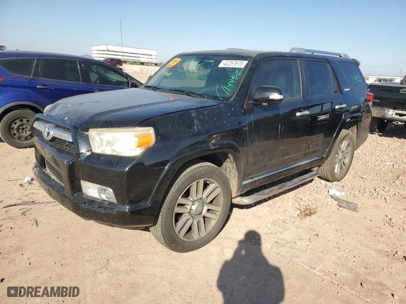 2011 Toyota 4Runner Trail with VIN JTEBU5JR8B5049472, listed as a Copart auction lot 43257675 with 190,213 mi miles and Salvage Title. Bid and sale history available at carsss.com. Image 1.