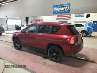 2012 Jeep Compass Latitude with VIN 1C4NJDEB5CD525069, listed as a Copart auction lot 51205565 with 178,534 mi miles and Salvage Title. Bid and sale history available at carsss.com. Image 2.